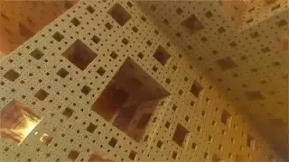 Menger Sponge 4K - Mandelbulber 3D fractal animation
