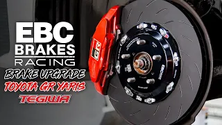 Toyota GR Yaris EBC Racing 2 Piece Floating Discs & RP-X Pads Installation Guide!