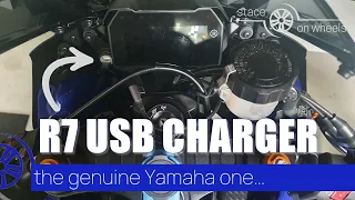 Installing the Yamaha USB Charger on My 2023 R7