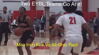 Two EYBL Teams Go At It! Mac Irvin Fire Vs All Ohio Red! Dai Dai Ames Goes Off!