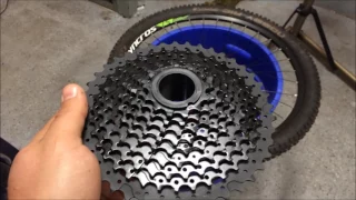 SUN RACE MX3 10 SPEED CASSETTE 11-42 on SCOTT SPARK