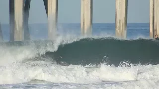 Surfing HB Pier | April 18th | 2018 (RAW)