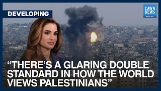 Jordan Queen Rania Points Out "Double Standards" In How West Views Palestinians | Dawn News English