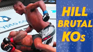 Jamahal Hill Knockouts but they get increasingly more BRUTAL