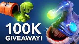 100K GIVEAWAY! Sculpting Things to Give Away! - Polymer Clay Timelapse Tutorial