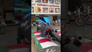 Plying Ride4 on a real Honda CBR1000. Motorbike simulator, Simulateur moto, Simulador de motogp