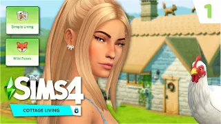 I WISH WE DIDN'T MOVE HERE | Sims 4 Cottage Living Let's Play - EP 1 🐓🌱