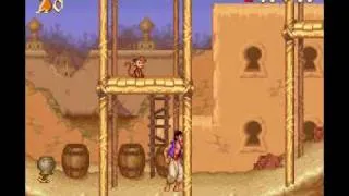 Aladdin (SNES) game over