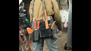 DIY  axe holster/pouch for logging belt