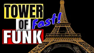 Tower Of Fast Funk Bass Backing Track | NO BASS | 125 BPM