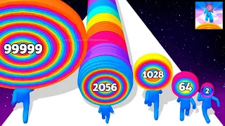 TikTok Gameplay Video 2023 - Satisfying Mobile Game Max Levels: Layers Roll, Ball Run 2048Update