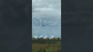Робота українських Мі-17 по позиціях російських військ