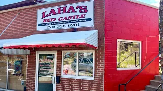 Laha’s Red Castle Hamburger Review w/bonus review at The Sweet Shoppe (Hodgenville, KY)