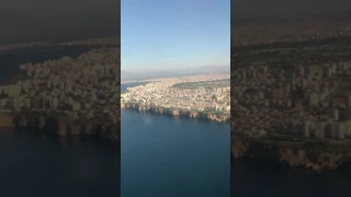 Посадка в Анталии / Landing in Antalya / 11.05.2017