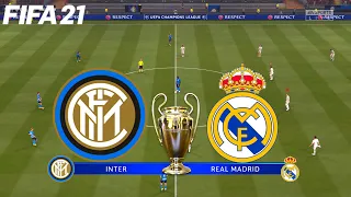 FIFA 21 | Inter Milan vs Real Madrid - UEFA Champions League - Full Match & Gameplay