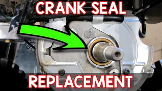 How-To Replace A Snowblower Crankshaft Oil Seal On An Engine That Was Jammed Under The Flywheel!