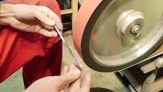 Making a hollow grind