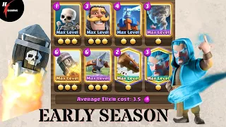 Ice Bow (3.5 Xbow) Deck - Clash Royale Early Season Ladder Gameplay