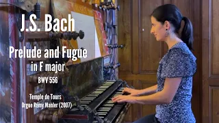 J.S. BACH - Prelude and Fugue in F major, BWV 556 (Anne-Isabelle de Parcevaux, organ)