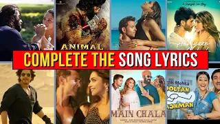 Complete The Lyrics In Just 5 Second | Finish The Lyrics | TKAQS