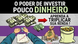 🟣O Poder de Poupar e Investir Pouco DINHEIRO - Educação Financeira