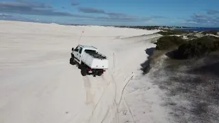 Lancilin sand dunes.