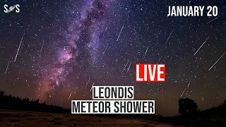 Live : Leonids Meteor Shower 2024  | January 20