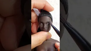 #art #dolls #dollcollector #repaint #dollrepaint #tutorial #dollartist #fashiondoll #poppyparker