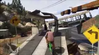 Grand Theft Auto V PS4 online Carrera: BMX Challenge!! 9/10