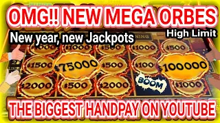 ⚠️Look!! New Epic Handpay with Mega Orbs in the New Year in Dragon Link | High Limit