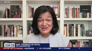 2022 Primary: Rep. Pramila Jayapal talks with FOX 13