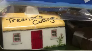 Personalise your own Ceramic Cottage Incense Burner with Real Irish Turf with any name or surname