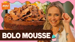 BOLO MOUSSE PARA ANIVERSÁRIO: Carole Crema ensina sobremesa com muito chocolate | Que Seja Doce