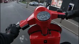 Vespa PX 187 MHR premier test malossi