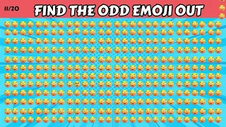Find the ODD emoji Out | Emoji Quiz How good are your eyes?