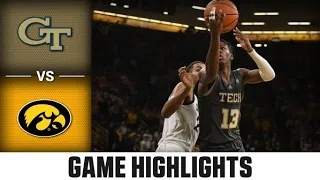 Georgia Tech vs. Iowa Men's Basketball Highlights (2022-23)