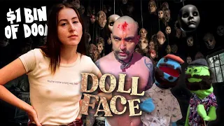 Girlfriends Make Us Watch Dollar Tree Movie with Doll Face (2021) | $1 Bin of Doom