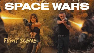 Space Wars: Battle For Deepstar Movie - Fight Scene - Rachele Brooke Smith