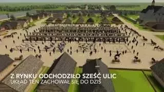 Opoczno czasów Kazimierza III Wielkiego (wizualizacja)