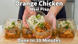 5 Meals In 30 Minutes Orange Chicken Meal Prep