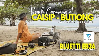 CAISIP BUTIONG BEACH HOUSE [4K] - Calatagan, Batangas | BLUETTI EB3A | Beach Camping | Kap Jerry