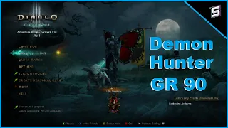 Diablo 3 Demon Hunter - Solo GR 90 (Shadow Impale Build)