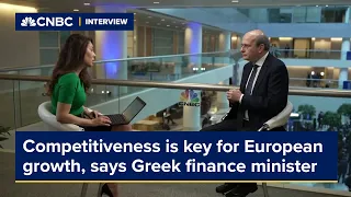 Competitiveness is key for European growth, says Greek finance minister