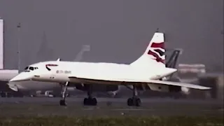 CONCORDE at OSTEND AIRPORT  1999 DEPARTURE