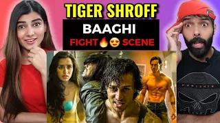 BAAGHI FIGHT SCENE | Tiger Shroff | Shraddha Kapoor | REACTION!!