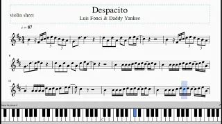 despacito violin sheet music