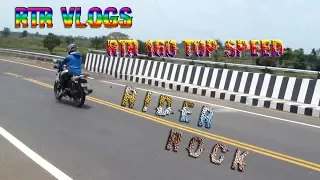 Apache RTR 160 Top Speed | Rider Rock | RTR Vlogs