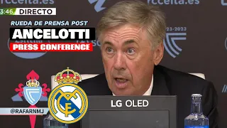 Rueda de prensa ANCELOTTI post Celta 0-1 Real Madrid (25/08/2023)