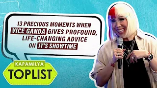 13 Precious Moments when Vice Ganda gives life-changing advice on It's Showtime | Kapamilya Toplist