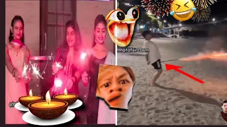 Happy diwali advance 😂 Girl vs Boy 😈😮🤣=power#funnyvideos